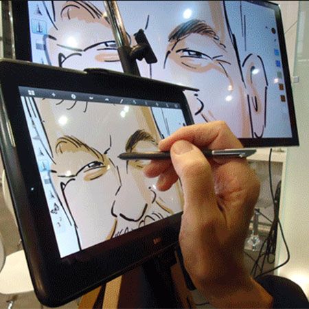 Add a Digital Caricature Artist to the Mix